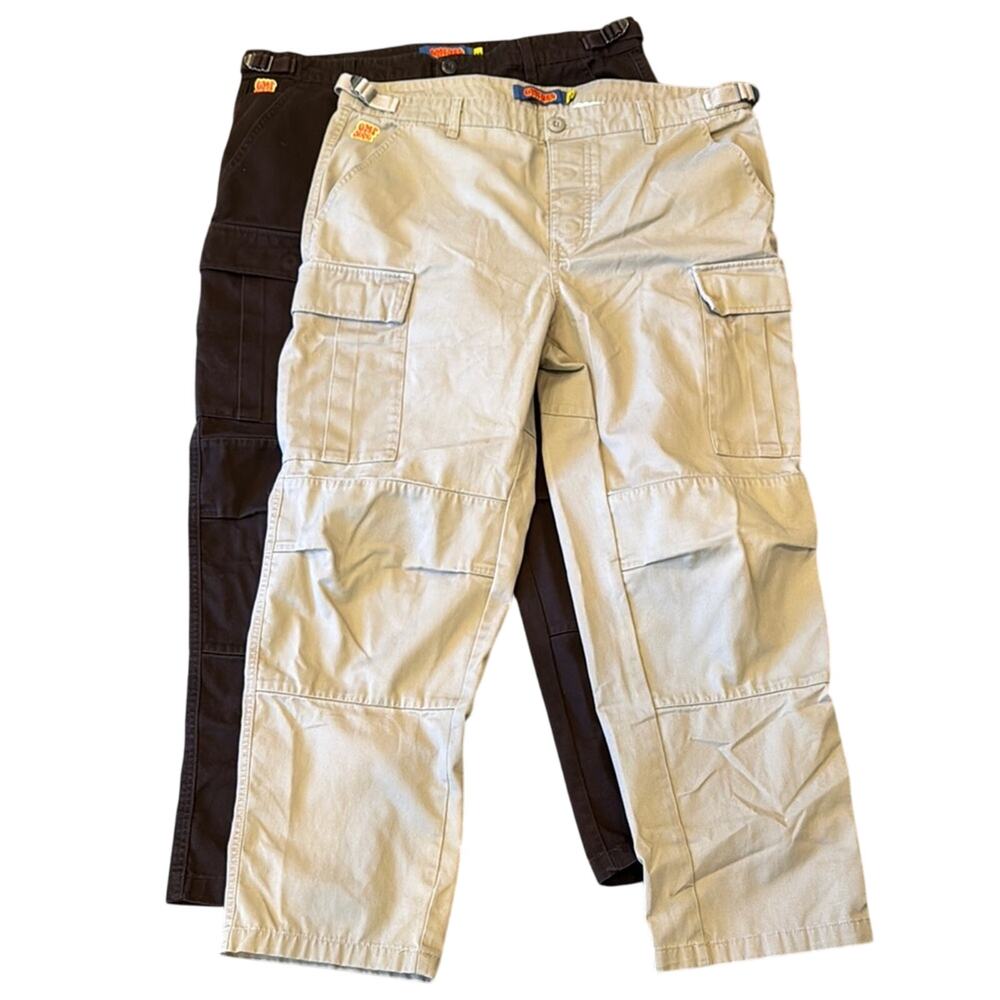 Empyre Men's Relaxed Fit Cargo Skater Pant Bundle Size 34